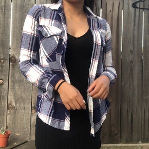 CHARLOTTE RUSSE FLANNEL TOP
